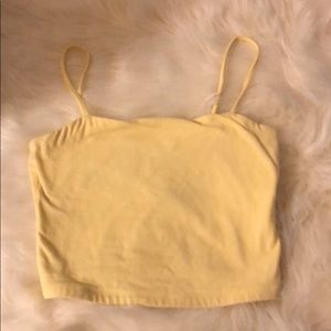 yellow pacsun tank top